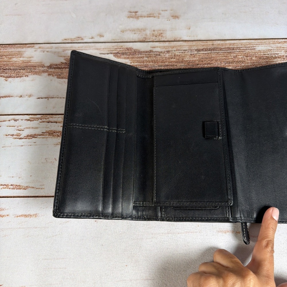 COACH Hampton Signature slim envelope wallet black #42986 - Picture 5 of 5